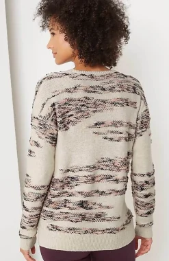 J.Jill Pure Jill Multicolored Intarsia Sweater | Jjill-Women Sweaters