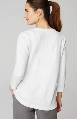 J.Jill Pure Jill Organically Grown Cotton Buttoned Top | Jjill-Women Tops & Tees