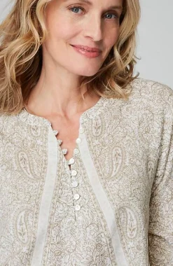 J.Jill Pure Jill Organically Grown Cotton Buttoned Top | Jjill-Women Shirts & Blouses