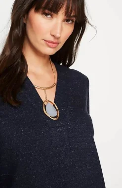 J.Jill Pure Jill Patch-Pocket V-Neck Dress | Jjill-Women Dresses