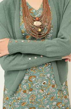 J.Jill Pure Jill Ribbed Button-Cuffed Cardi | Jjill-Women Sweaters