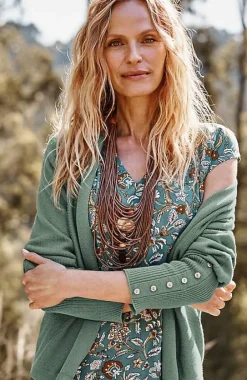 J.Jill Pure Jill Ribbed Button-Cuffed Cardi | Jjill-Women Sweaters