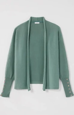 J.Jill Pure Jill Ribbed Button-Cuffed Cardi | Jjill-Women Sweaters