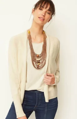 J.Jill Pure Jill Ribbed Button-Cuffed Cardi | Jjill-Women Sweaters