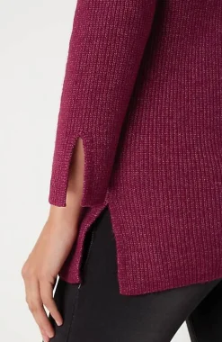 J.Jill Pure Jill Rib-Textured V-Neck Sweater Tunic | Jjill-Women Tunics