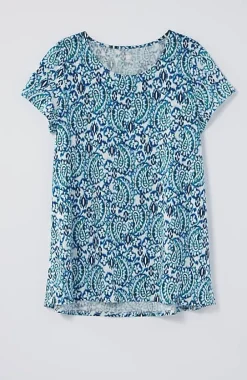 J.Jill Pure Jill Scoop-Neck Elliptical Tee | Jjill-Women Tops & Tees