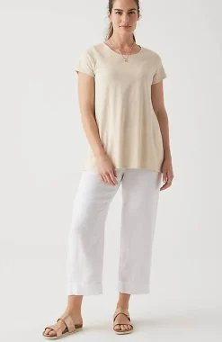 J.Jill Pure Jill Side-Slit Elliptical Tee | Jjill-Women Tops & Tees