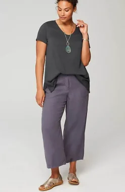 J.Jill Pure Jill Side-Slit Elliptical Tee | Jjill-Women Tops & Tees
