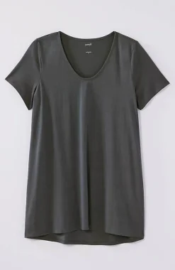 J.Jill Pure Jill Side-Slit Elliptical Tee | Jjill-Women Tops & Tees