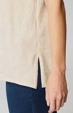 J.Jill Pure Jill Side-Slit Elliptical Tee | Jjill-Women Tops & Tees