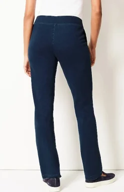 J.Jill Pure Jill Slim-Leg Indigo Knit Jeans | Jjill-Women Pants & Jeans