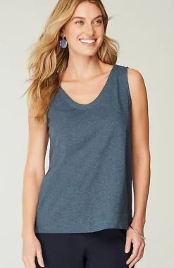 J.Jill Pure Jill Soft-V-Neck Layering Tank | Jjill-Women Tops & Tees