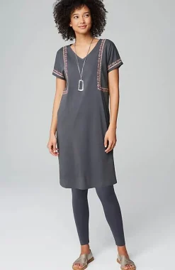 J.Jill Pure Jill Soft-V-Neck T-Shirt Dress | Jjill-Women Dresses