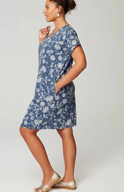 J.Jill Pure Jill Soft-V-Neck T-Shirt Dress | Jjill-Women Dresses