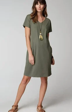J.Jill Pure Jill Soft-V-Neck T-Shirt Dress | Jjill-Women Dresses