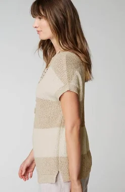 J.Jill Pure Jill Striped Short-Sleeve Sweater | Jjill-Women Sweaters