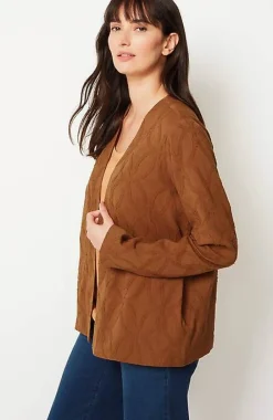 J.Jill Pure Jill Textured Clip-Jacquard Jacket | Jjill-Women Jackets & Coats