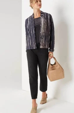 J.Jill Pure Jill Tie-Dyed Kantha-Stitched Jacket | Jjill-Women Jackets & Coats