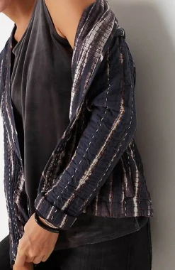 J.Jill Pure Jill Tie-Dyed Kantha-Stitched Jacket | Jjill-Women Jackets & Coats