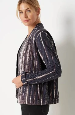 J.Jill Pure Jill Tie-Dyed Kantha-Stitched Jacket | Jjill-Women Jackets & Coats