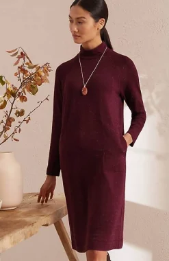 J.Jill Pure Jill Tranquility Fleece Mock-Neck Dress | Jjill-Women Dresses