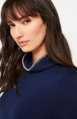 J.Jill Pure Jill Tranquility Fleece Whipstitched Top | Jjill-Women Tops & Tees