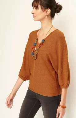 J.Jill Pure Jill Tweed Double-V Sweater | Jjill-Women Sweaters