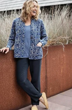 J.Jill Pure Jill Twill Straight-Leg Pants | Jjill-Women Pants & Jeans