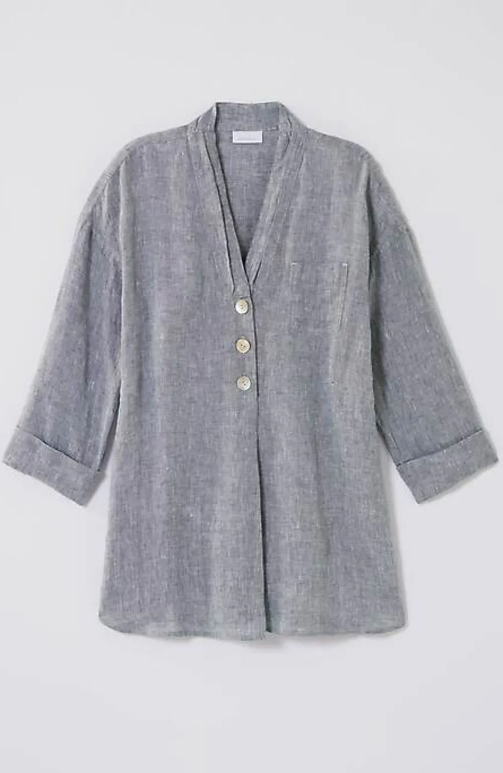 J.Jill Pure Jill Yarn-Dyed Linen Button-Front Tunic | Jjill-Women Tunics