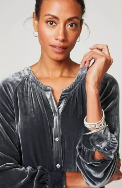 J.Jill Rayon U0026 Silk Velvet Blouse | Jjill-Women Shirts & Blouses