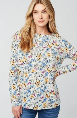 J.Jill Relaxed Boat-Neck Tee | Jjill-Women Tops & Tees