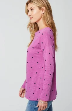 J.Jill Relaxed Boat-Neck Tee | Jjill-Women Tops & Tees