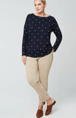 J.Jill Relaxed Boat-Neck Tee | Jjill-Women Tops & Tees