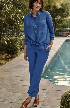 J.Jill Relaxed Linen Straight-Leg Pants | Jjill-Women Pants & Jeans