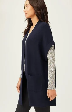 J.Jill Ribbed Gilet Cardi | Jjill-Women Sweaters