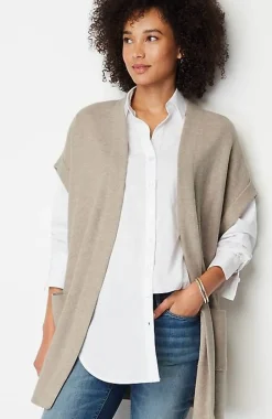 J.Jill Ribbed Gilet Cardi | Jjill-Women Sweaters