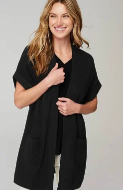 J.Jill Ribbed Gilet Cardi | Jjill-Women Sweaters
