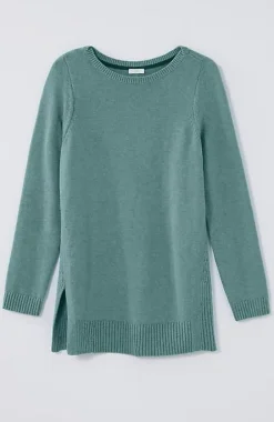 J.Jill Ribbed Side-Slit Sweater-Tunic | Jjill-Women Tunics