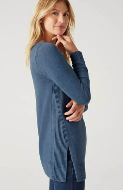 J.Jill Ribbed Side-Slit Sweater-Tunic | Jjill-Women Tunics