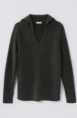 J.Jill Ribbed-Stitch Collared Sweater | Jjill-Women Sweaters