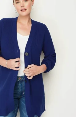 J.Jill Rib-Textured Cardi | Jjill-Women Sweaters