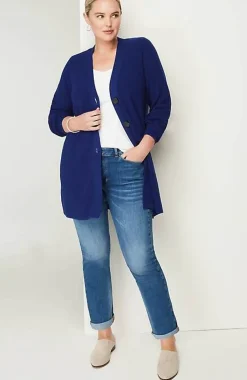 J.Jill Rib-Textured Cardi | Jjill-Women Sweaters