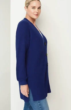 J.Jill Rib-Textured Cardi | Jjill-Women Sweaters