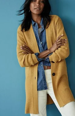 J.Jill Rib-Textured Cardi | Jjill-Women Sweaters