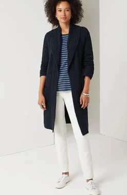 J.Jill Rib-Textured Open-Front Cardi | Jjill-Women Sweaters