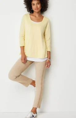 J.Jill Sateen Slim-Leg Pants | Jjill-Women Pants & Jeans