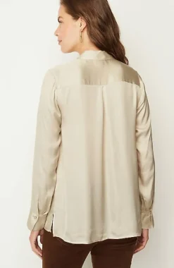 J.Jill Satin Button-Front Shirt | Jjill-Women Shirts & Blouses
