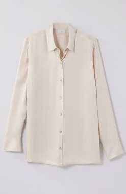 J.Jill Satin Button-Front Shirt | Jjill-Women Shirts & Blouses