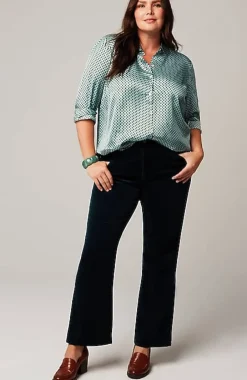 J.Jill Satin Button-Front Shirt | Jjill-Women Shirts & Blouses