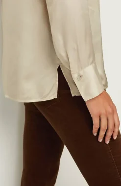 J.Jill Satin Button-Front Shirt | Jjill-Women Shirts & Blouses